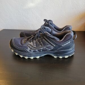 Saucony Black and Gray Athletic Shoes